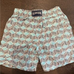 Vilebrequin Geometric Blue Swim Trunks